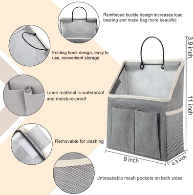 2 Pakket WAL HANGING BAG ORGANIZATOR KAST met zakken voor badkamer slaapkamer keuken slaapkamer essentieel RV opslag en