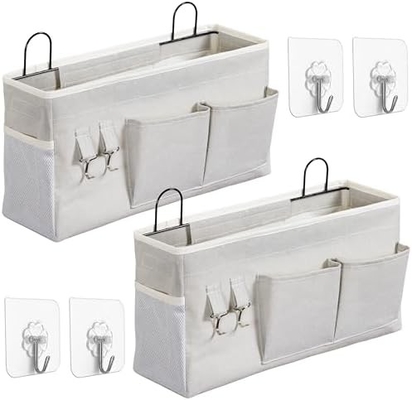 2pcs grote muur hangende opslagzak, deur kast Linnen stof zakken organisator, waterdicht voor woonkamer slaapkamer
