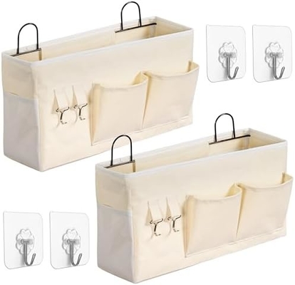 2pcs grote muur hangende opslagzak, deur kast Linnen stof zakken organisator, waterdicht voor woonkamer slaapkamer