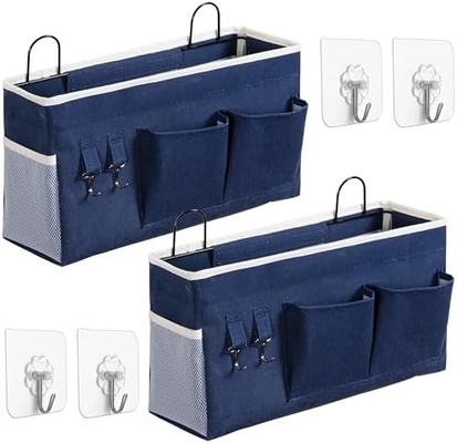 2pcs grote muur hangende opslagzak, deur kast Linnen stof zakken organisator, waterdicht voor woonkamer slaapkamer