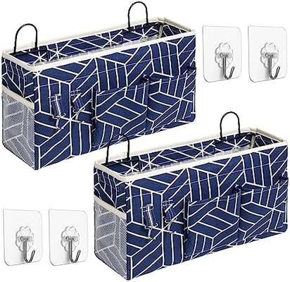 2pcs grote muur hangende opslagzak, deur kast Linnen stof zakken organisator, waterdicht voor woonkamer slaapkamer