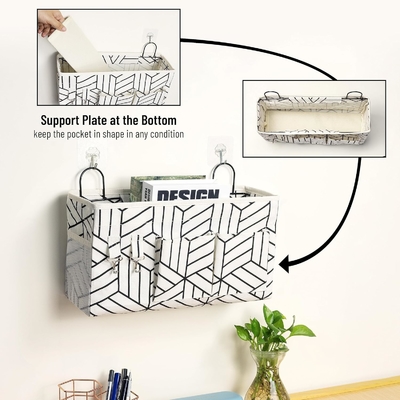 2pcs grote muur hangende opslagzak, deur kast Linnen stof zakken organisator, waterdicht voor woonkamer slaapkamer