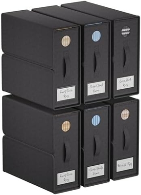 Bordenorganisatoren en opslag, 4-pakket, Queen/King Size (Grijz), Bordenorganisator, Stoffenopslagbakken voor beddengoed,