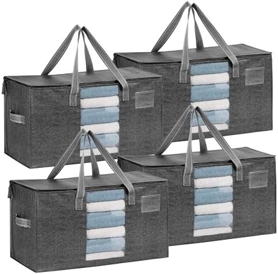 VENO 6 Pack verhuizing zakken, Comforter en deken opslagzakken voor kast, verhuizing dozen, dozen met deksels alternatief,