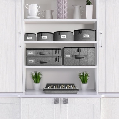 Sorbus China Storage Containers Hard Shell - Glass &amp; Dish Storage Containers voor transport, verplaatsing,
