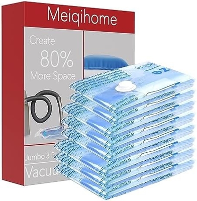 8 VACUUM-VERZUIMINGSZAKKEN met elektrische luchtpomp, 2 JUMBO, 2 GROTE, 2 MIDDELE, 2 KLEINE ZAKKEN