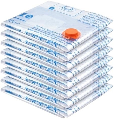 8 VACUUM-VERZUIMINGSZAKKEN met elektrische luchtpomp, 2 JUMBO, 2 GROTE, 2 MIDDELE, 2 KLEINE ZAKKEN