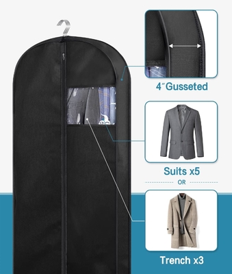 KIMBORA 43&quot; SUIT BAGEN VAN DE KLOOSER opslag en reizen, GUSSETTE HANGEN KLEERBAGEN VAN DE MENS SUIT COVER WITH HANDS voor