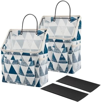 2 Pakket WAL HANGING BAG ORGANIZATOR KAST met zakken voor badkamer slaapkamer keuken slaapkamer essentieel RV opslag en