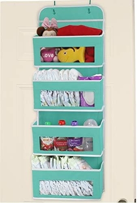 2 Pack Wandhangende Tas Organisator Basket met zakken voor Badkamer Slaapkamer Keuken Slaapkamer Essentials Rv opslag en O