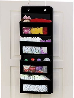 2 Pack Wandhangende Tas Organisator Basket met zakken voor Badkamer Slaapkamer Keuken Slaapkamer Essentials Rv opslag en O