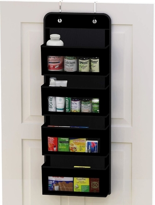 2 Pack Wandhangende Tas Organisator Basket met zakken voor Badkamer Slaapkamer Keuken Slaapkamer Essentials Rv opslag en O