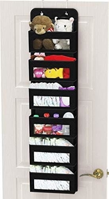 2 Pack Wandhangende Tas Organisator Basket met zakken voor Badkamer Slaapkamer Keuken Slaapkamer Essentials Rv opslag en O