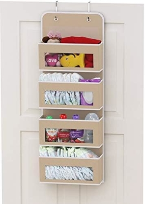 2 Pack Wandhangende Tas Organisator Basket met zakken voor Badkamer Slaapkamer Keuken Slaapkamer Essentials Rv opslag en O