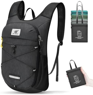 SKYSPER vouwbare wandelrugzak - 10L kleine lichtgewicht dagtas ademende reisrugzakken voor mannen vrouwen