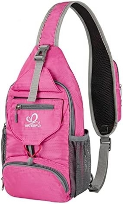 WATERFLY PAKKABLE KLEIN KROOSBODY Sling rugzak schouder borstzak dagtas voor wandelen reizen