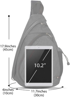 Outdoor Master Sling Bag, Wandeldagtas, Crossbody Schouderborst Urban Outdoor Travel Backpack voor vrouwen en mannen