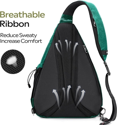 Outdoor Master Sling Bag, Wandeldagtas, Crossbody Schouderborst Urban Outdoor Travel Backpack voor vrouwen en mannen