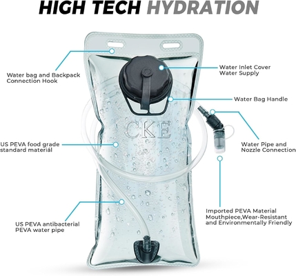 Hydratatie rugzak Hydratatie rugzak Water rugzak met 2L ((70-ounce) Hydratatie blaas voor mannen Vrouwen Kinderen voor hardlopen