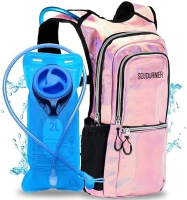 Sojourner Hydratatie Pack, Hydratatie Ruimtezak - Water Ruimtezak met 2l Hydratatie Blaas, Festival Essentials - Rave