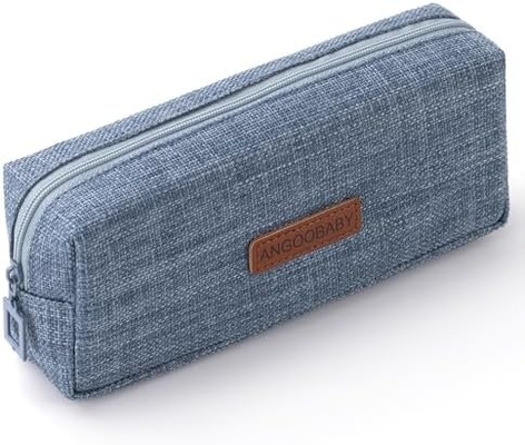 ANGOOBABY Kleine potloodkoffer Studentenpotlood Tas Munttas Cosmetische tas Kantoorpapier Organisator Voor tiener school