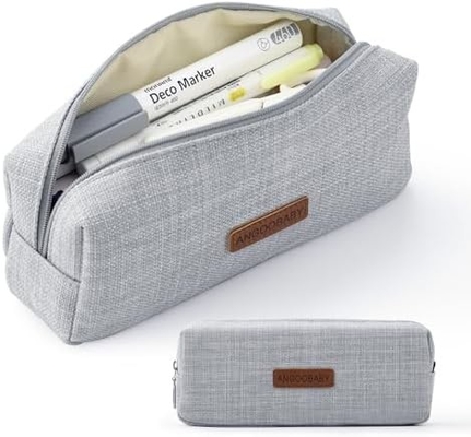 ANGOOBABY Kleine potloodkoffer Studentenpotlood Tas Munttas Cosmetische tas Kantoorpapier Organisator Voor tiener school