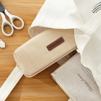 ANGOOBABY Kleine potloodkoffer Studentenpotlood Tas Munttas Cosmetische tas Kantoorpapier Organisator Voor tiener school