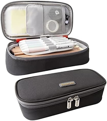 Homecube potloodkas Capacity Pen Pen Pen Holder Doos Make-up Pens Tas Oxford Stoffenzak Grote opslag papierwerk