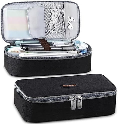 Homecube potloodkas Capacity Pen Pen Pen Holder Doos Make-up Pens Tas Oxford Stoffenzak Grote opslag papierwerk