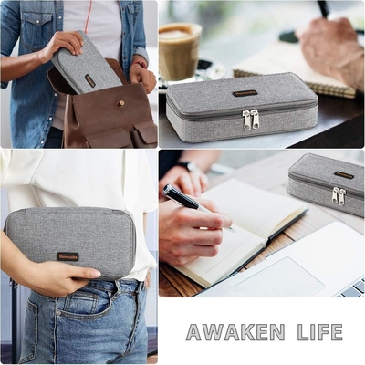 Homecube potloodkas Capacity Pen Pen Pen Holder Doos Make-up Pens Tas Oxford Stoffenzak Grote opslag papierwerk