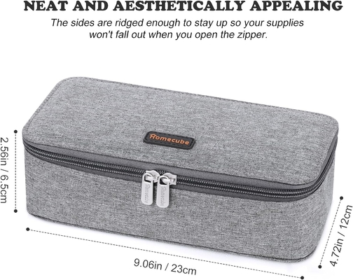 Homecube potloodkas Capacity Pen Pen Pen Holder Doos Make-up Pens Tas Oxford Stoffenzak Grote opslag papierwerk