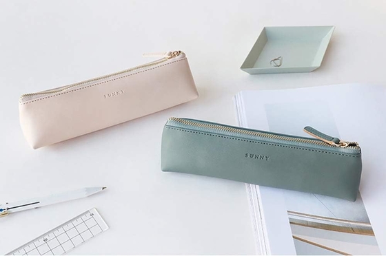 Doraking potlood zak Pen Hoes Cosmetische make-up/ briefpapier Pocket Bag Hoes/PU Leer Kleine Pocket Studenten briefpapier