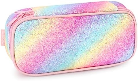 Kinderenpotlooddoosje voor meisjes en jongens Soft Rainbow Pen Box Pouch (Rainbow 1)