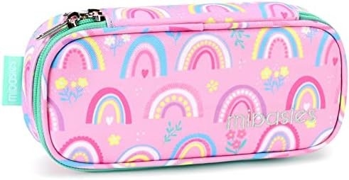 Kinderenpotlooddoosje voor meisjes en jongens Soft Rainbow Pen Box Pouch (Rainbow 1)