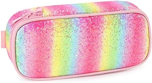 Kinderenpotlooddoosje voor meisjes en jongens Soft Rainbow Pen Box Pouch (Rainbow 1)