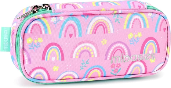 Kinderenpotlooddoosje voor meisjes en jongens Soft Rainbow Pen Box Pouch (Rainbow 1)
