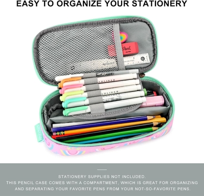 Kinderenpotlooddoosje voor meisjes en jongens Soft Rainbow Pen Box Pouch (Rainbow 1)