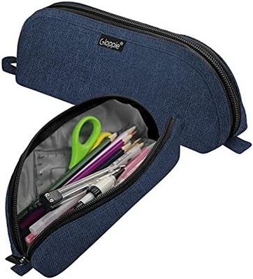 Gloppie schattig potlooddoosje Kawaii potloodzak kleine potlooddoosje eenvoudige potloodzakjes met ritsen doos bus pen doosje