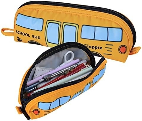 Gloppie schattig potlooddoosje Kawaii potloodzak kleine potlooddoosje eenvoudige potloodzakjes met ritsen doos bus pen doosje