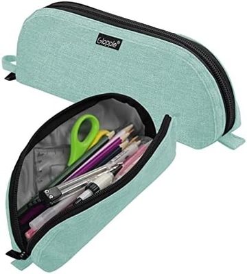 Gloppie schattig potlooddoosje Kawaii potloodzak kleine potlooddoosje eenvoudige potloodzakjes met ritsen doos bus pen doosje