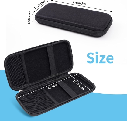 Idream365 Upgraded Hard Pencil Case Box For Adluts,Duurzame pen draagtas met rits zwart