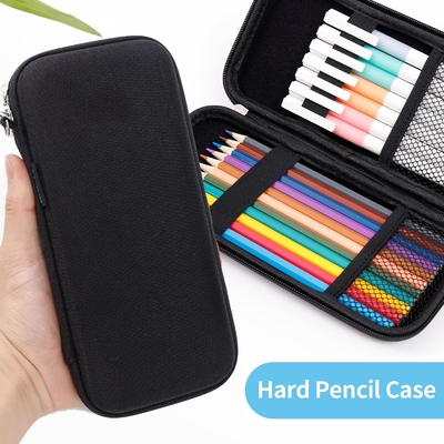 Idream365 Upgraded Hard Pencil Case Box For Adluts,Duurzame pen draagtas met rits zwart