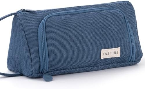 EASTHILL grote capaciteit potlood koffer zak pen koffer eenvoudige briefzak school college kantoor organisator voor tienermeisjes