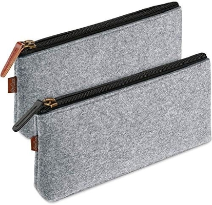 ProCase potloodzak Pen Case, Felt Studenten Stationery Pouch Zipper Bag voor pennen, potloden, highlighters, gel pen, markers