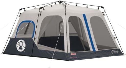 Coleman Camping Tent met Instant Setup, 4/6/8/10 Persoon Weerbestendige Tent met WeatherTec-technologie, Double-Thick