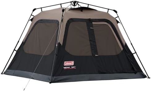 Coleman Camping Tent met Instant Setup, 4/6/8/10 Persoon Weerbestendige Tent met WeatherTec-technologie, Double-Thick
