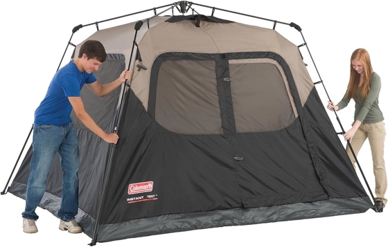 Coleman Camping Tent met Instant Setup, 4/6/8/10 Persoon Weerbestendige Tent met WeatherTec-technologie, Double-Thick