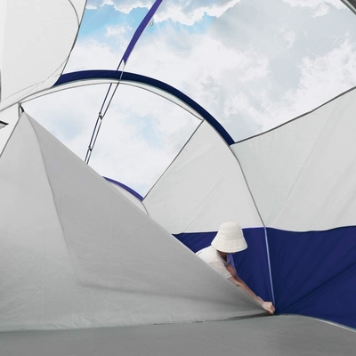 CAMPROS CP Tent 8 personen Kamperende tenten Weerbestendige familie tent 5 Grote gaas ramen, dubbele laag, verdeeld