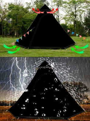12'x10'x8'Dome Camping Tent 5-6 Persoon 4 Seizoen Dubbele lagen Waterdicht Anti-UV Winddicht Tenten Familie Outdoor Camping