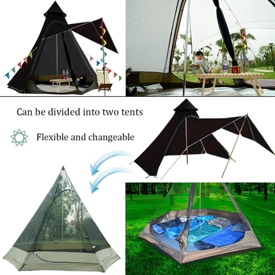 12'x10'x8'Dome Camping Tent 5-6 Persoon 4 Seizoen Dubbele lagen Waterdicht Anti-UV Winddicht Tenten Familie Outdoor Camping